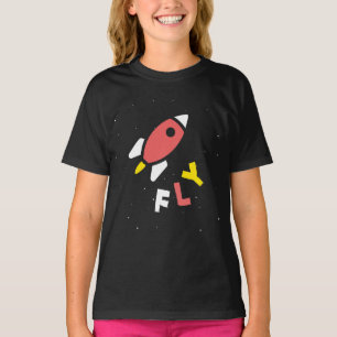 Rocket - Red & Yellow Abstract Pop Art. FLY! T-Shirt