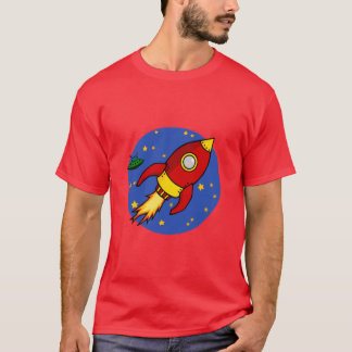 Rocket red yellow Mens T-Shirt