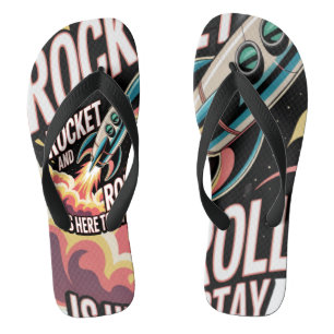 Rocket Roll  Flip Flops