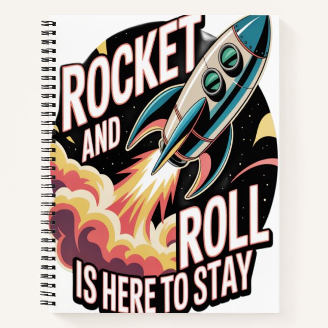 Rocket Roll  Notebook (Front)