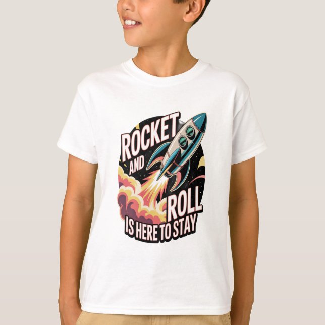 Rocket Roll  T-Shirt (Front)