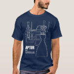 Rocket Science diagram of Raptor Engine T-Shirt<br><div class="desc">Rocket Science diagram of Raptor Engine Check out our science t shirt selection for the very best in unique or custom,  handmade pieces from our clothing shops.</div>