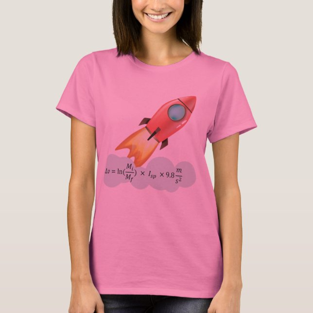 Rocket Science Equation T-Shirt (Front)