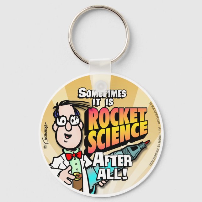 Rocket Science Key Ring (Front)