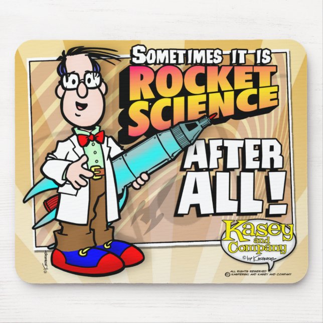 Rocket Science Mouse Mat (Front)