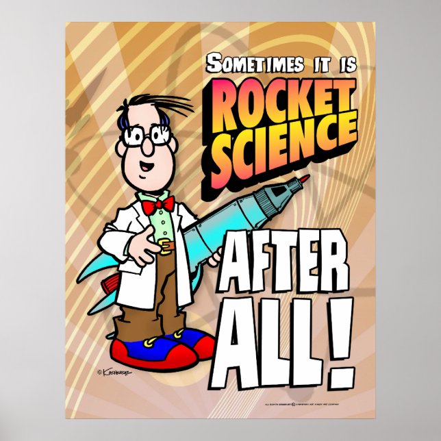 Rocket Science Poster (Front)