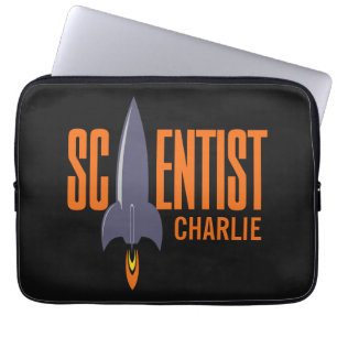 Rocket Scientist custom monogram laptop sleeves