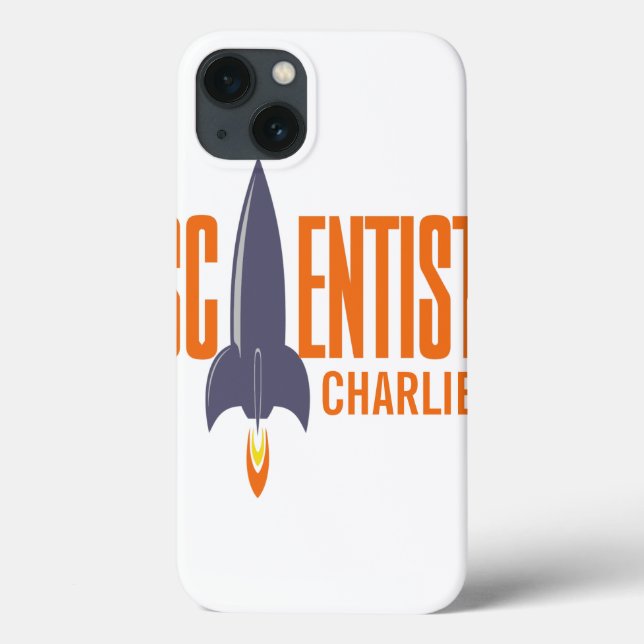 Rocket Scientist custom name & colour cases (Back)