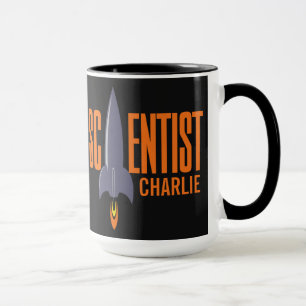 Rocket Scientist custom name mugs