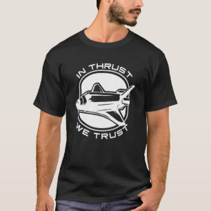 Rocket Scientist Spaceship Graphic Space Shuttle T-Shirt