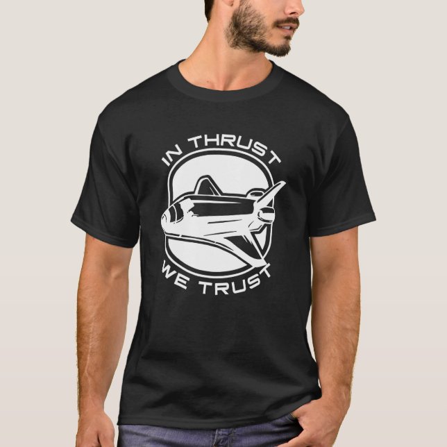 Rocket Scientist Spaceship Graphic  Space Shuttle  T-Shirt (Front)