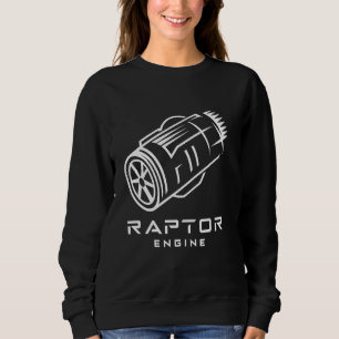 Rocket Scientist Starship Raptor Engine For Space Sweatshirt