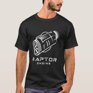 Rocket Scientist Starship Raptor Engine For Space T-Shirt