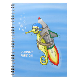 Rocket Seahorse Notebook