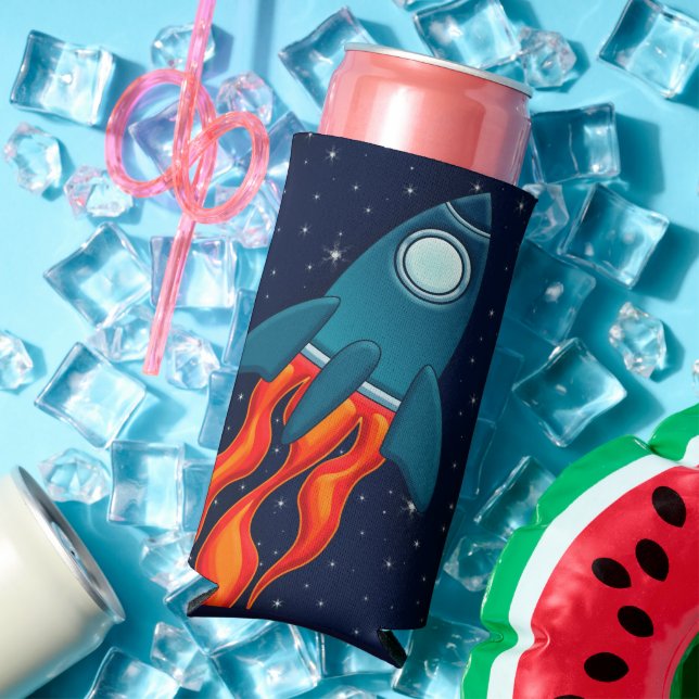 Rocket   seltzer can cooler (In Situ Summer)