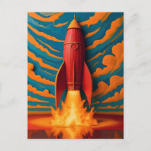Rocket Ship: 1950s inspired 