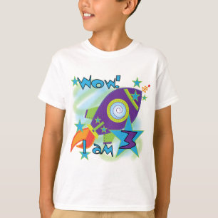 Rocket Ship 3rd Birthday T-shirts and Gifts