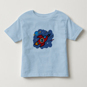 Rocket Ship 3rd Birthday Toddler T-Shirt