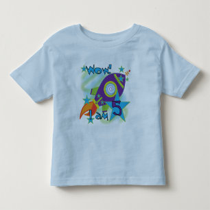 Rocket Ship 5th Birthday T-shirts and Gifts