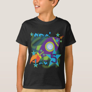 Rocket Ship 5th Birthday T-shirts and Gifts