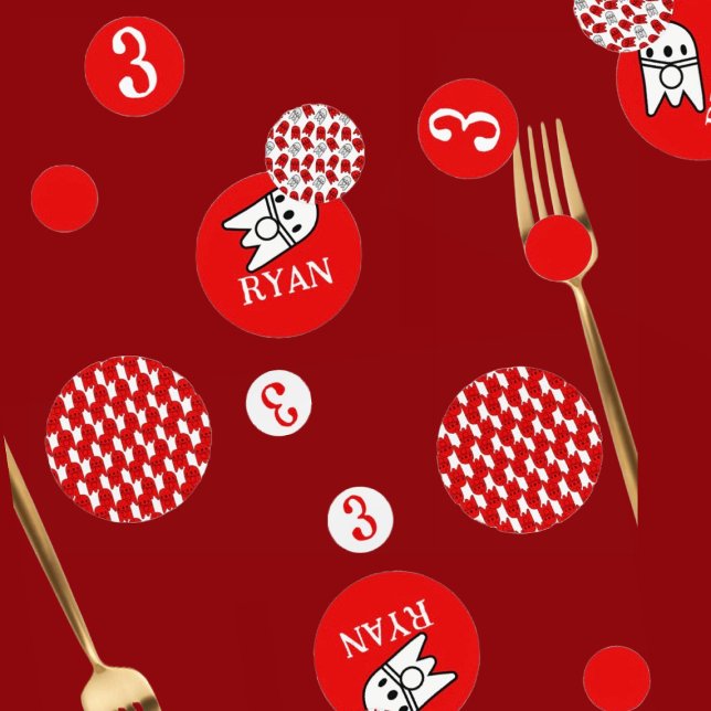 Rocket Ship Birthday Party Confetti (Creator Uploaded)