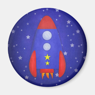 Rocket Ship Party Favour Magnet