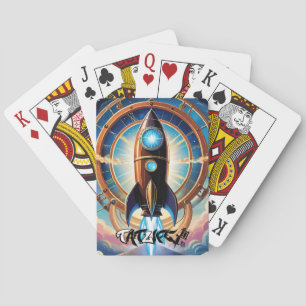 Rocket Ship Playing Cards