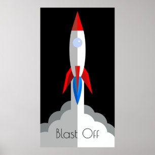 Rocket Ship Poster