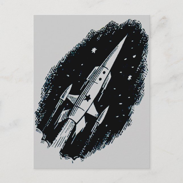 Rocket Ship X-11 Postcard (Front)