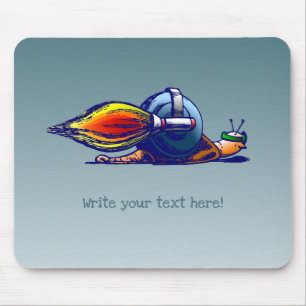 Rocket Snail Mouse Mat