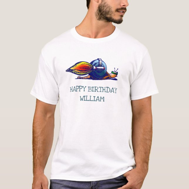 Rocket Snail T-Shirt (Front)