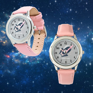 Rocket Space Personalised Custom Kid's Watch