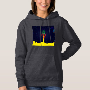 Rocket spaceship astrology astronaut hoodie