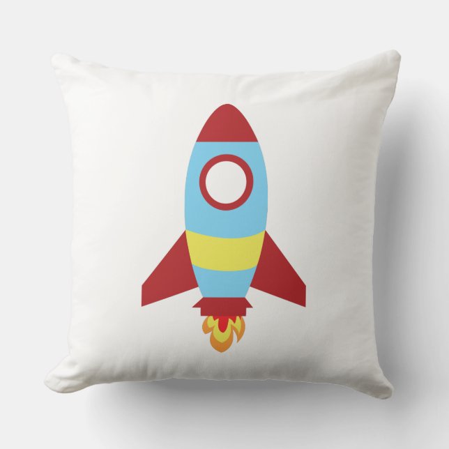 Rocket Spaceship Launching Cushion (Front)