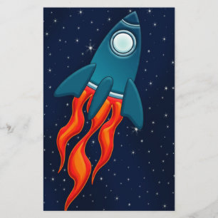 Rocket Stationery