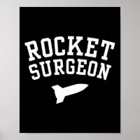 Rocket Surgeon Physics Science Joke For College Gr