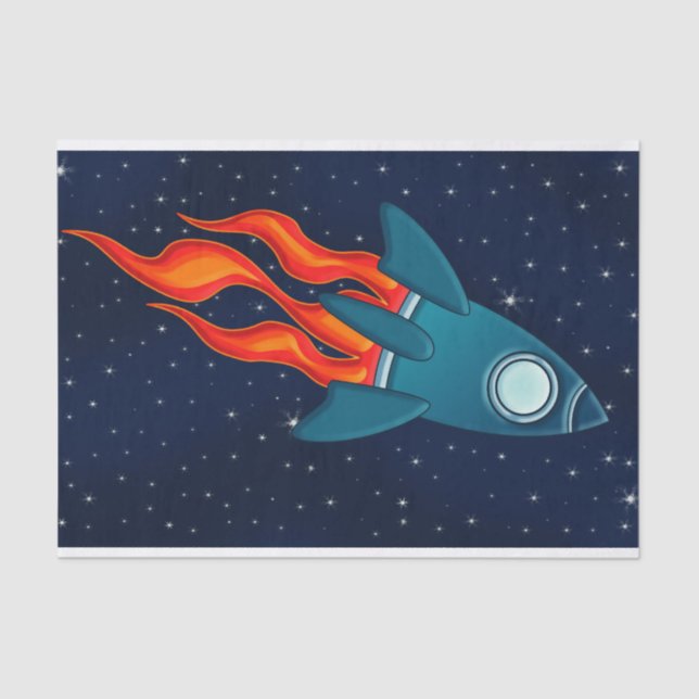 Rocket   tissue paper (Front)