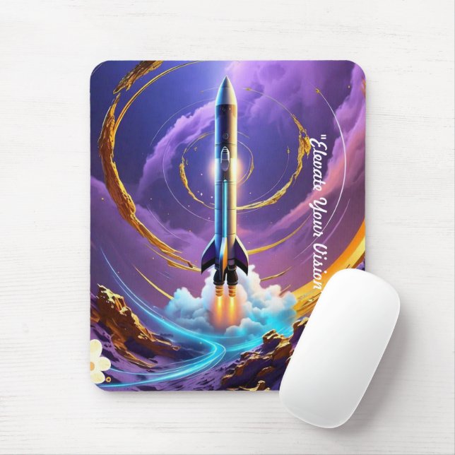 "Rocket to Eternity" Mouse Mat (With Mouse)