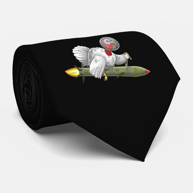 Rocket Turkey Tie (Rolled)