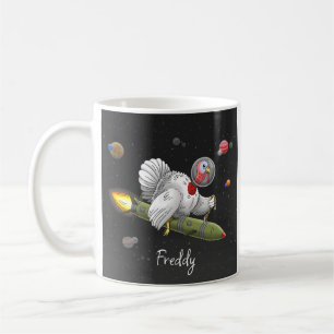 Rocket Turkey's Space Journey Coffee Mug