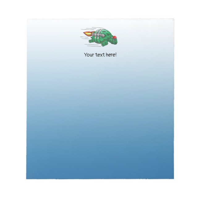 Rocket Turtle Notepad (Front)