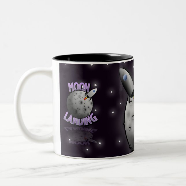 Rocket Two-Tone Coffee Mug (Left)