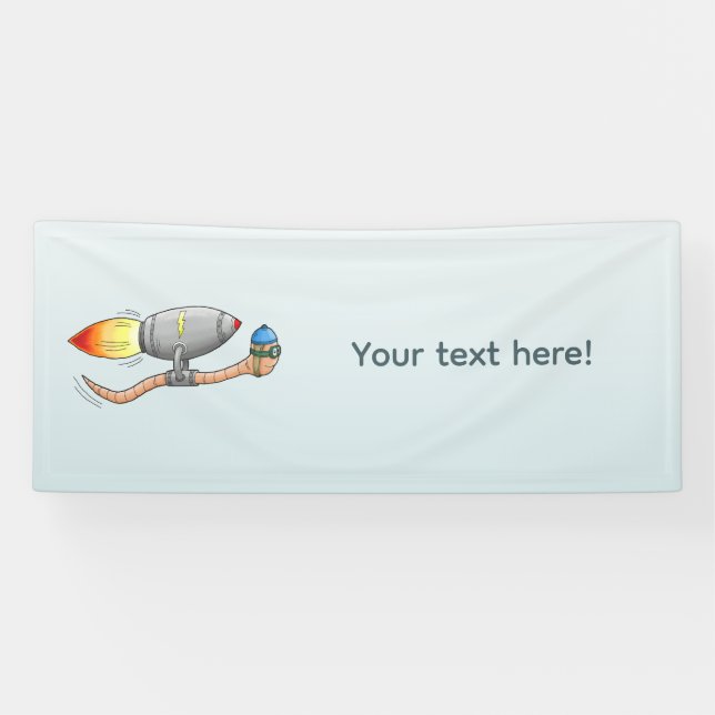 Rocket Worm Banner (Horizontal)