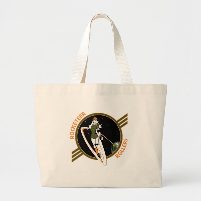 Rocketeer Swag Large Tote Bag (Front)