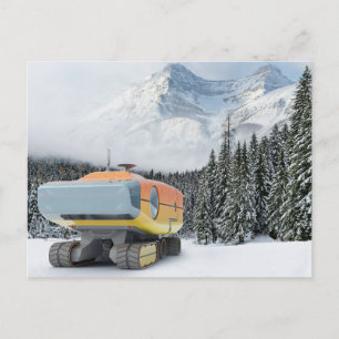 RocketLodge 3D Snowy Mountain - Postcard
