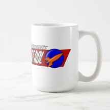 Rocketpunk Space Patrol Pennant Mug