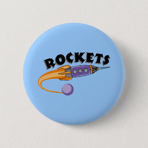 Rockets 6 Cm Round Badge