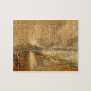 Rockets and Blue Lights, 1855 (chromolitho) Jigsaw Puzzle