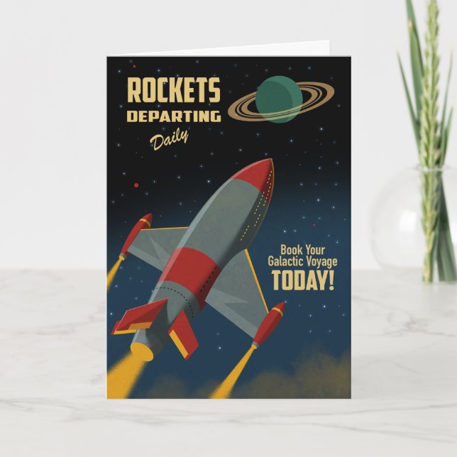Rockets Departing Daily Card (Front)