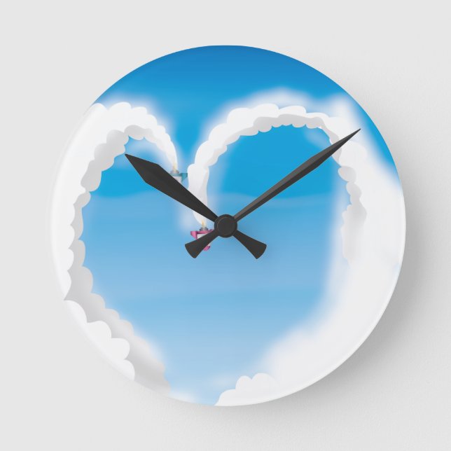 Rockets! Round Clock (Front)